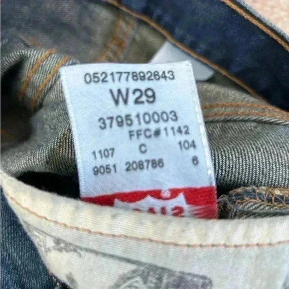 Levi’s 501 blue high rise denim jeans in size 29 - Picture 6 of 7